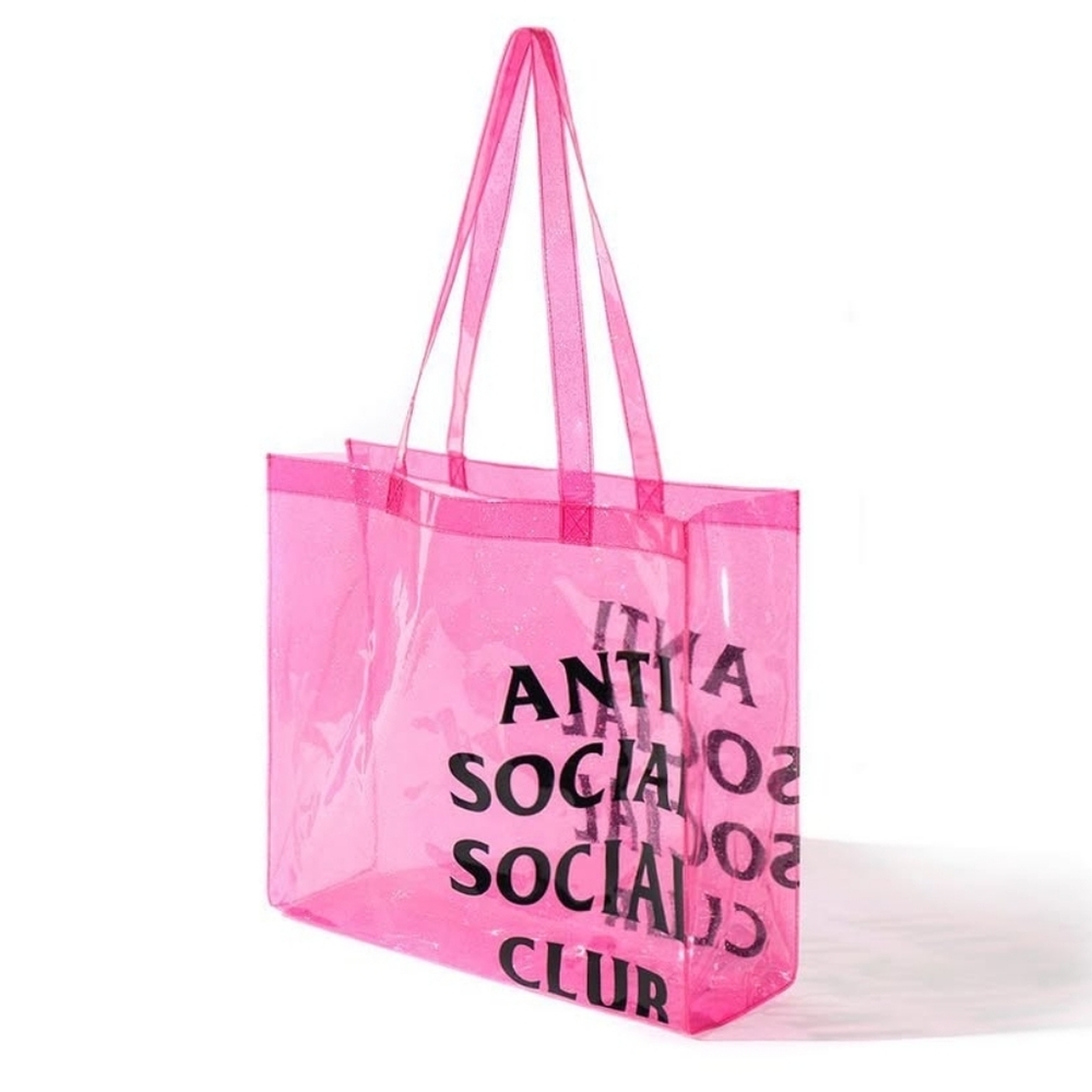 ANTI SOCIAL SOCIAL CLUB Pink Tote Bag